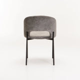 AZURI FABRIC DINING CHAIR - LIGHT GREY