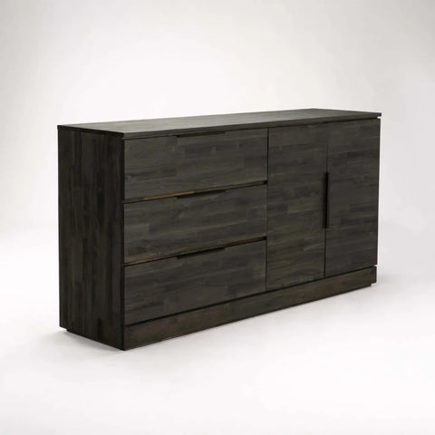 BALTIC 3 DRAWER 2 DOOR SIDEBOARD - RUSTIC GREY