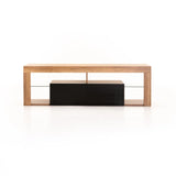 BARI 160cm 1 DOOR TV UNIT - WILD OAK/BLACK