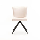 BARI FABRIC DINING CHAIR - CREAM