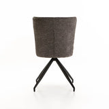 BARI FABRIC DINING CHAIR - GREY