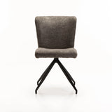 BARI FABRIC DINING CHAIR - GREY