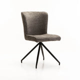 BARI FABRIC DINING CHAIR - GREY