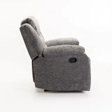 BAZ FABRIC ARMCHAIR RECLINER - GREY