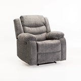 BAZ FABRIC ARMCHAIR RECLINER - GREY
