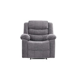 BAZ FABRIC ARMCHAIR RECLINER - GREY