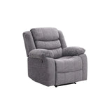 BAZ FABRIC ARMCHAIR RECLINER - GREY