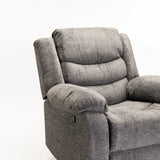 BAZ FABRIC ARMCHAIR RECLINER - GREY