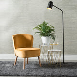 BEAU VELVET CHAIR - MUSTARD W/LIGHT LEGS