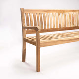 BEAUFORT TEAK 3 SEATER BENCH