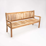 BEAUFORT TEAK 3 SEATER BENCH