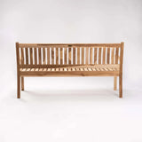 BEAUFORT TEAK 3 SEATER BENCH