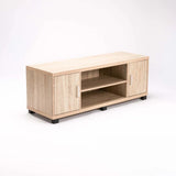 BETA 2 DOOR TV/PLASMA UNIT - LIGHT OAK