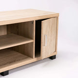 BETA 2 DOOR TV/PLASMA UNIT - LIGHT OAK