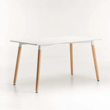 BETTY WOODEN LEG DINING TABLE
