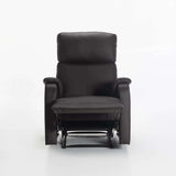 BO LEATHER TOUCH ARMCHAIR RECLINER - BROWN