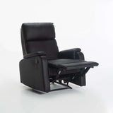 BO LEATHER TOUCH ARMCHAIR RECLINER - BLACK