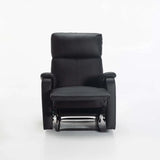 BO LEATHER TOUCH ARMCHAIR RECLINER - BLACK