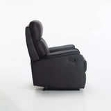 BO LEATHER TOUCH ARMCHAIR RECLINER - BLACK