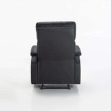 BO LEATHER TOUCH ARMCHAIR RECLINER - BLACK