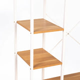 BOLT MULTI SHELF + HANGING OPEN ROBE - BEECH/WHITE