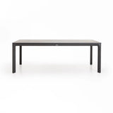 BORNEO 220x100cm STONE TOP OUTDOOR TABLE-DARK GREY