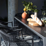 BORNEO 180x90cm STONE TOP OUTDOOR TABLE