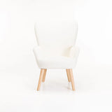 BRODY BOUCLÉ FABRIC CHAIR - CREAM