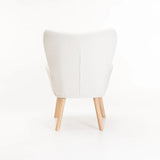 BRODY BOUCLÉ FABRIC CHAIR - CREAM