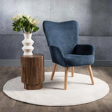 BRODY FABRIC CHAIR - BLUE