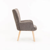 BRODY FABRIC CHAIR - DARK GREY