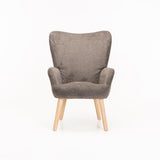 BRODY FABRIC CHAIR - DARK GREY