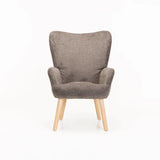 BRODY FABRIC CHAIR - DARK GREY