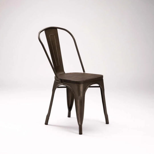 BRONX DINING CHAIR WITH WOOD