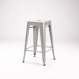 BRONX KITCHEN STOOL - SILVER