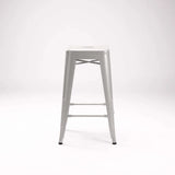 BRONX KITCHEN STOOL - SILVER