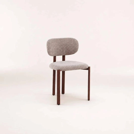 CALLIE  FABRIC DINING CHAIR - LATTE