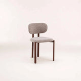 CALLIE  FABRIC DINING CHAIR - LATTE