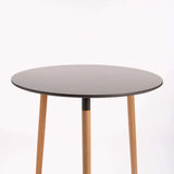 CAPRI 80cm WOODEN LEG PODIUM - DARK GREY