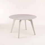 CARA 120cm ROUND STONE TOP DINING TABLE