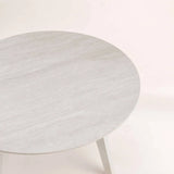 CARA 120cm ROUND STONE TOP DINING TABLE