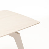 CARA 180x90cm STONE TOP DINING TABLE - LIGHT LEG