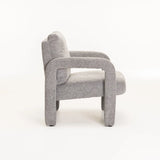 CARTER FABRIC CHAIR - LIGHT GREY