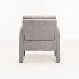 CARTER FABRIC CHAIR - LIGHT GREY