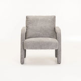 CARTER FABRIC CHAIR - LIGHT GREY
