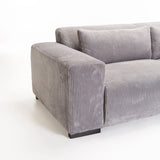 CATERINA FABRIC 3 SEATER - GREY