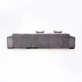 CATERINA FABRIC CORNER CHAISE - GREY - RIGHT