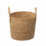 CATTAIL LEAF BASKET PLANTER K463 - LARGE-NATURAL