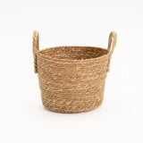 CATTAIL LEAF BASKET PLANTER K463 - SMALL-NATURAL