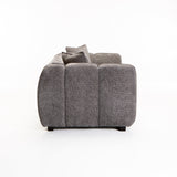 CHLOE FABRIC 2 SEATER - GREY